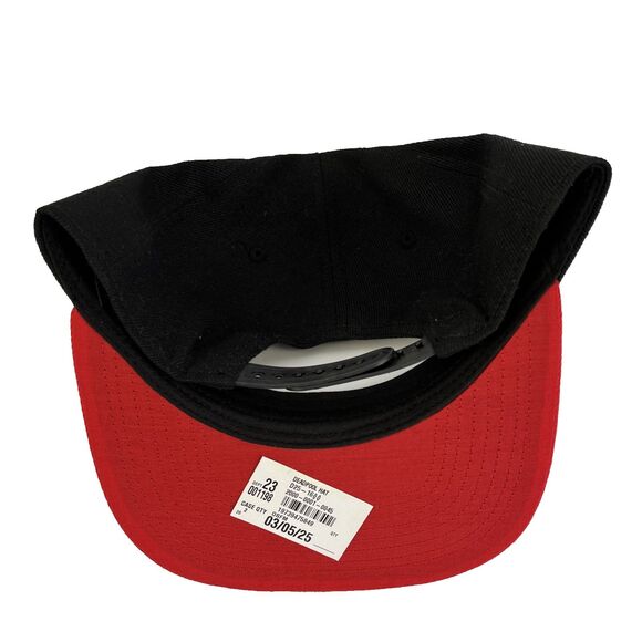 NWT Bioworld Marvel Deadpool Adjustable Snapback Baseball Cap Hat Red Black New - Picture 2 of 5